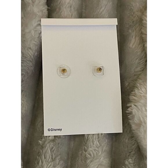 Baublebar disney 3d brushed gold statement drop earrings- mickey mouse nwt - Picture 5 of 6